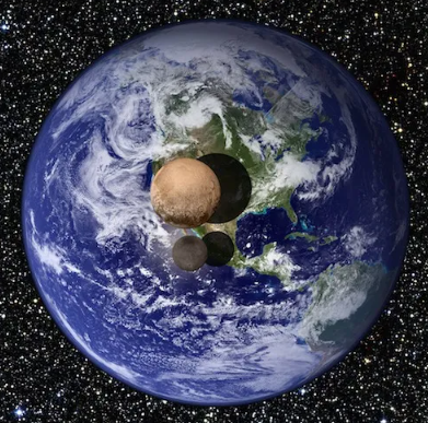 Ukuran Pluto yang Lebih Kecil dari Bulan Bumi